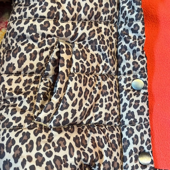 Fleeced lined hooded leopard print coat - Picture 7 of 12